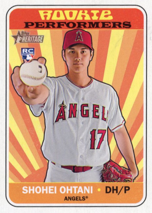 2018 Topps Heritage Shohei Ohtani RC #RP-SO - Angels