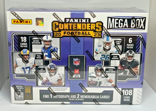 2023 Panini Contenders Football Hobby Mega Box