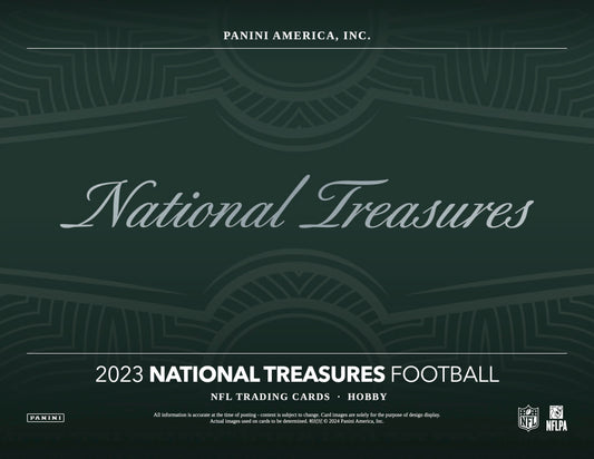 2023 Panini National Treasures Football 4-Box Hobby Case