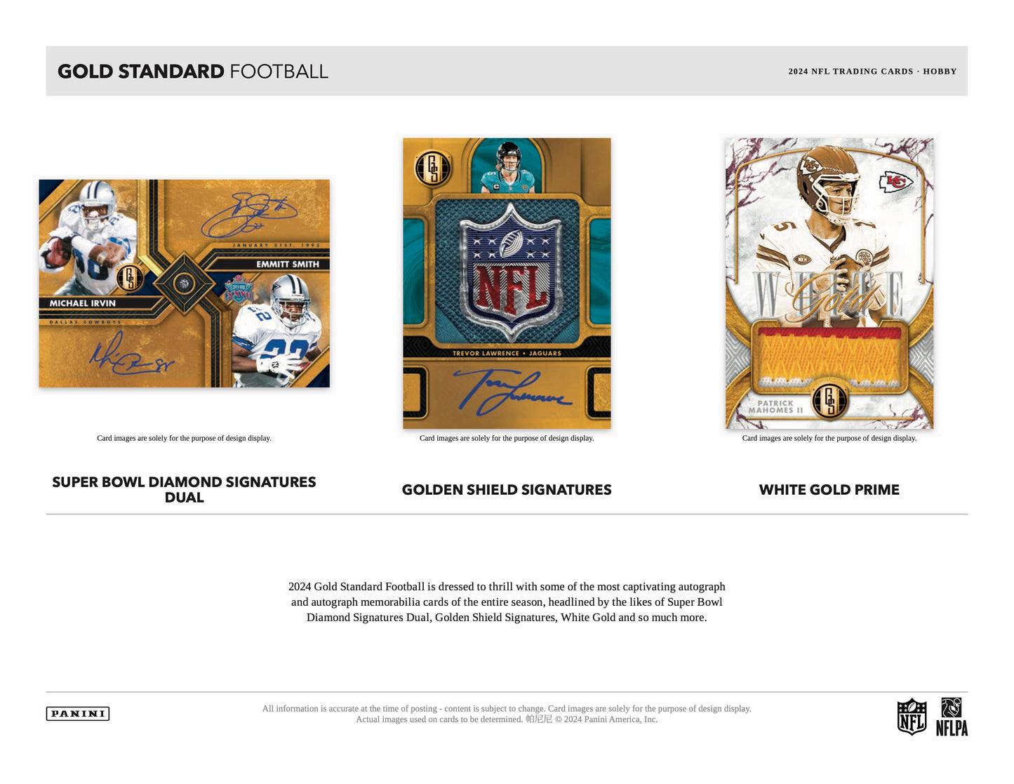 2024 Panini Gold Standard Football Hobby Box