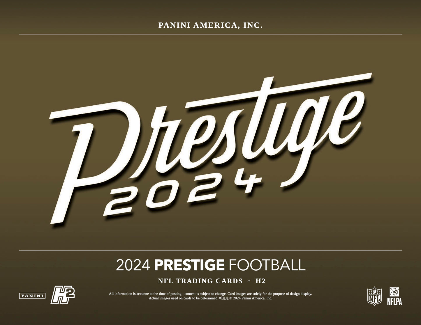 PRESALE - 2024 Panini Prestige Football Hobby Hybrid H2 Box