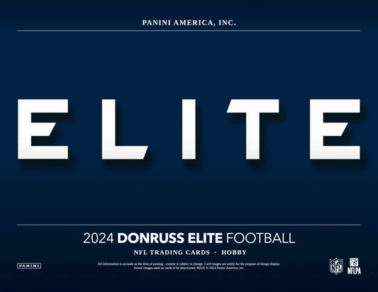 PRESALE - 2024 Panini Donruss Elite Football Hobby Box