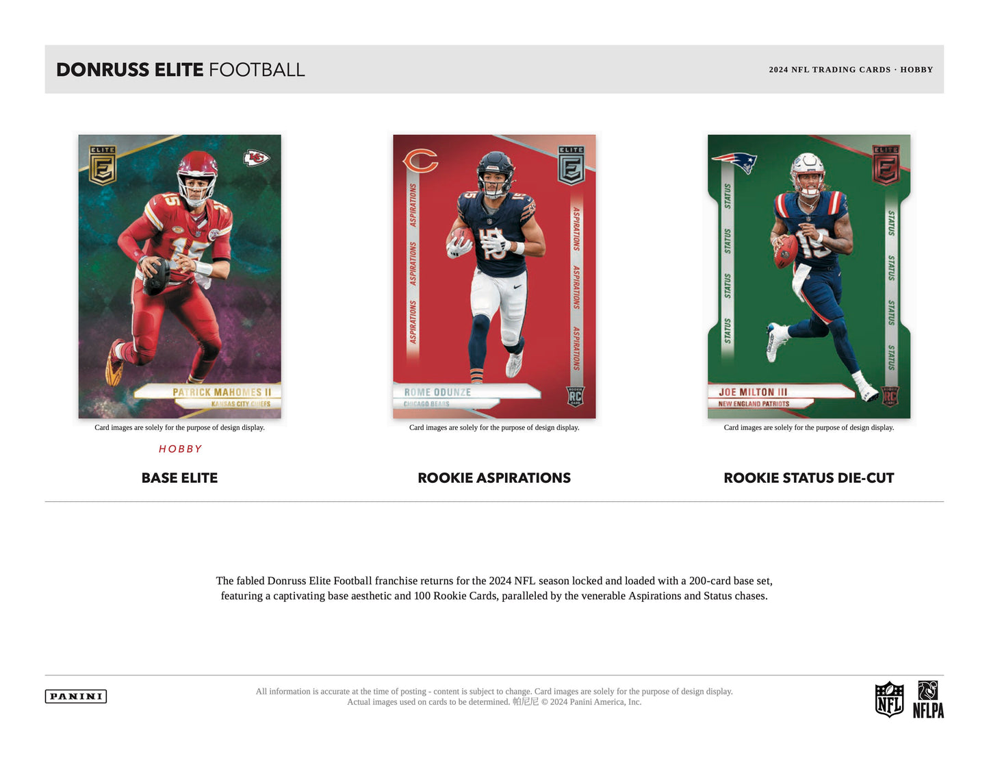 2024 Panini Donruss Elite Football Hobby Box