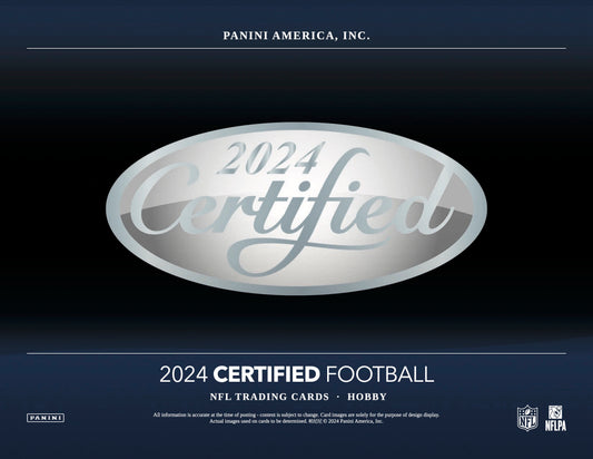 PRESALE - 2024 Panini Certified Football Hobby Box