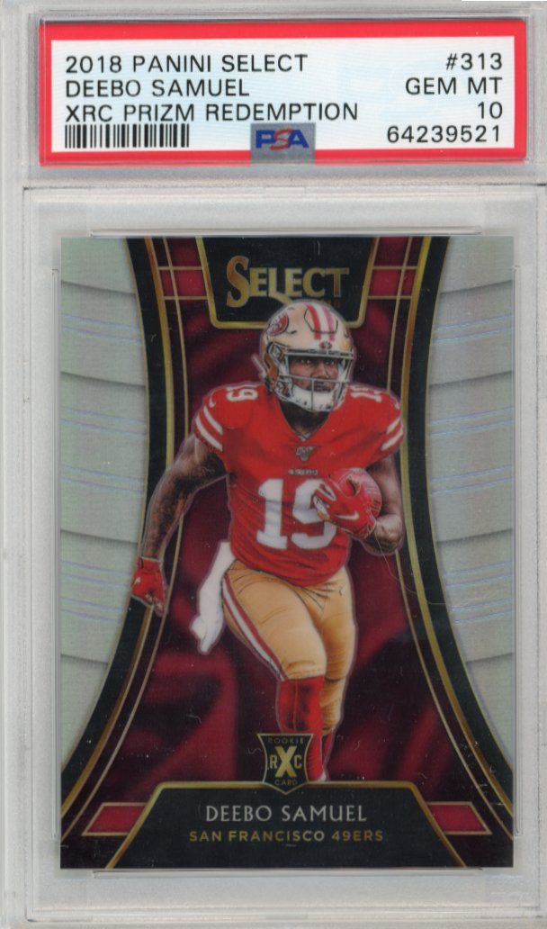 2018 Panini Select Deebo Samuel XRC #313 - PSA 10 49ers