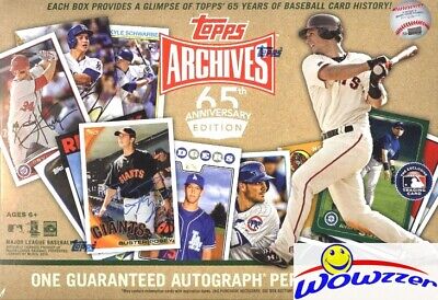 2016 Topps Archives 65th Anniversary Edition Baseball Hobby Box