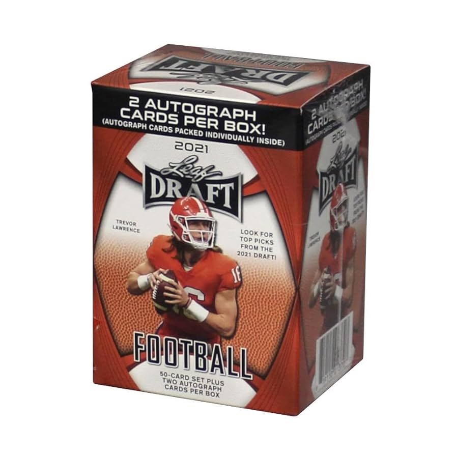 2021 Leaf Draft Football Blaster Box