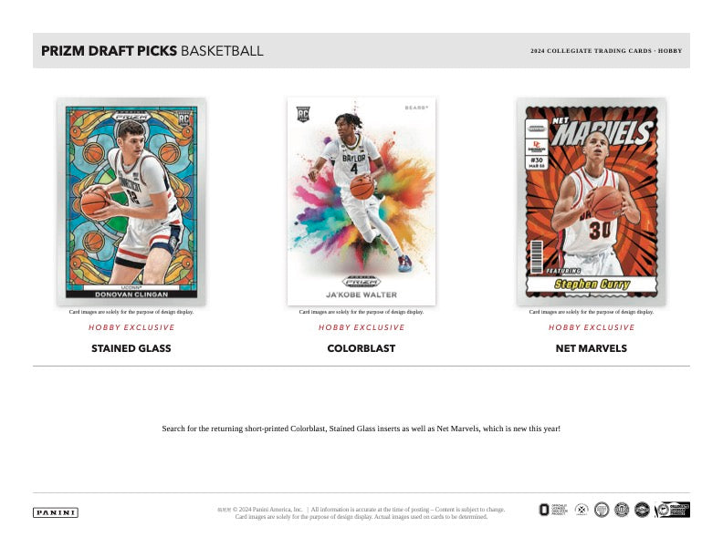 PRESALE - 2024 Panini Prizm Draft Picks Collegiate Basketball Hobby Box