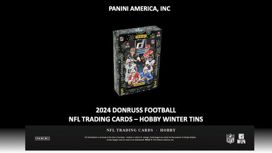 PRESALE - 2024 Panini Donruss Football Hobby Winter Tins