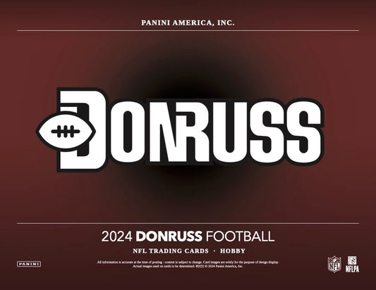 PRESALE - 2024 Panini Donruss Football Hobby Box