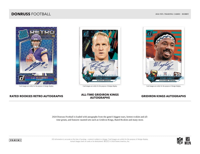 PRESALE - 2024 Panini Donruss Football Hobby Box