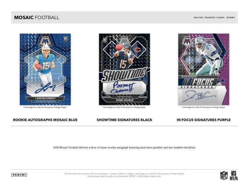 PRESALE - 2024 Panini Mosaic Football Hobby Box