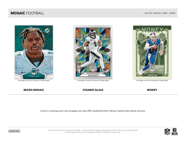 PRESALE - 2024 Panini Mosaic Football Hobby Box