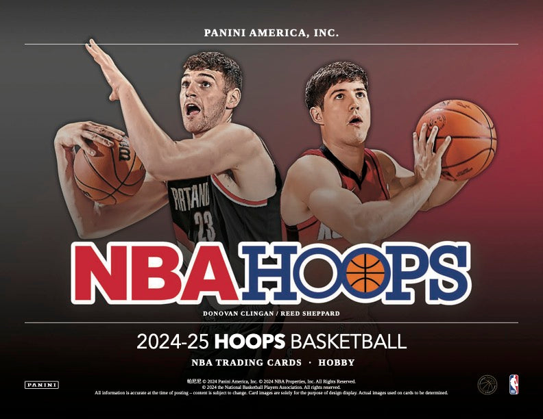 PRESALE - 2024/25 Panini NBA Hoops Basketball Hobby Box