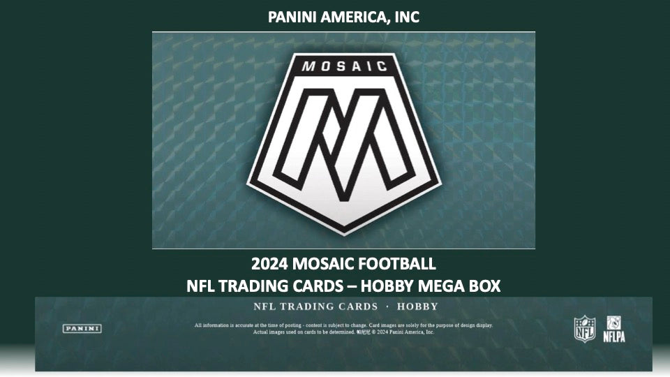 PRESALE - 2024 Panini Mosaic Football Hobby Mega Box