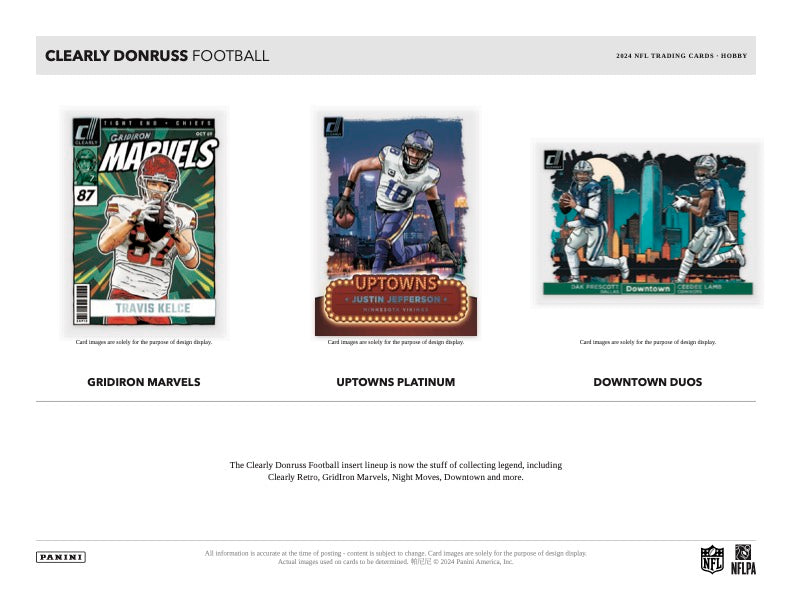 PRESALE - 2024 Panini Clearly Donruss Football Hobby Box