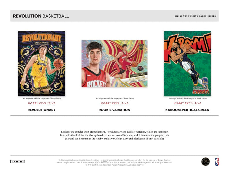 PRESALE - 2024/25 Panini Revolution Basketball Hobby Box