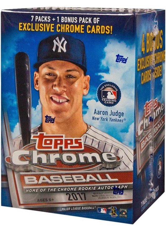 2017 Topps Chrome Baseball Blaster Box