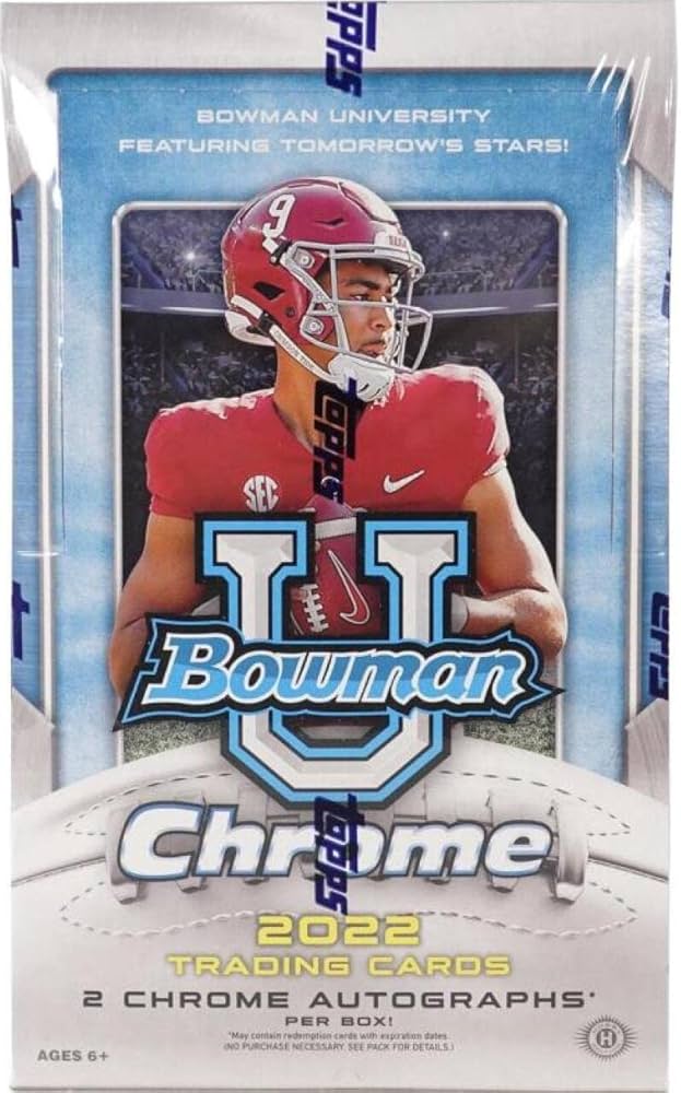 2022 Bowman Chrome U Football Hobby Box