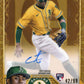 2023 Topps Chrome Gilded Collection Esteury Ruiz RC  #CGA-ERZ - #/99 Auto A's
