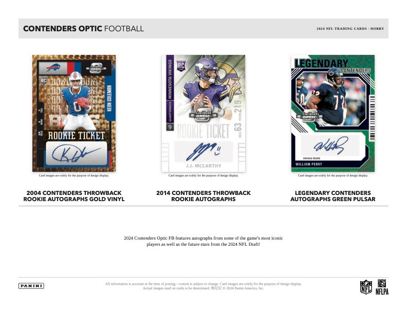 PRESALE - 2024 Panini Contenders Optic Football Hobby Box