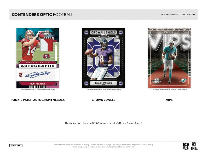 PRESALE - 2024 Panini Contenders Optic Football Hobby Box