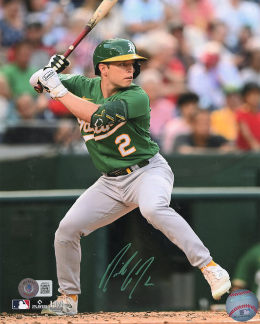 Nick Allen Signed Photograph - 10x8 Beckett Authentication Athletics