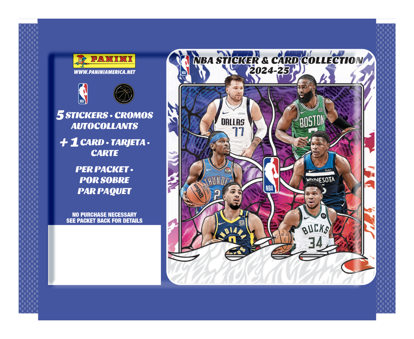 2024/25 Panini NBA Sticker & Card Basketball Packet