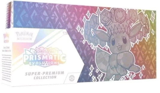 Pokemon Scarlet & Violet Prismatic Evolutions Super-Premium Collection