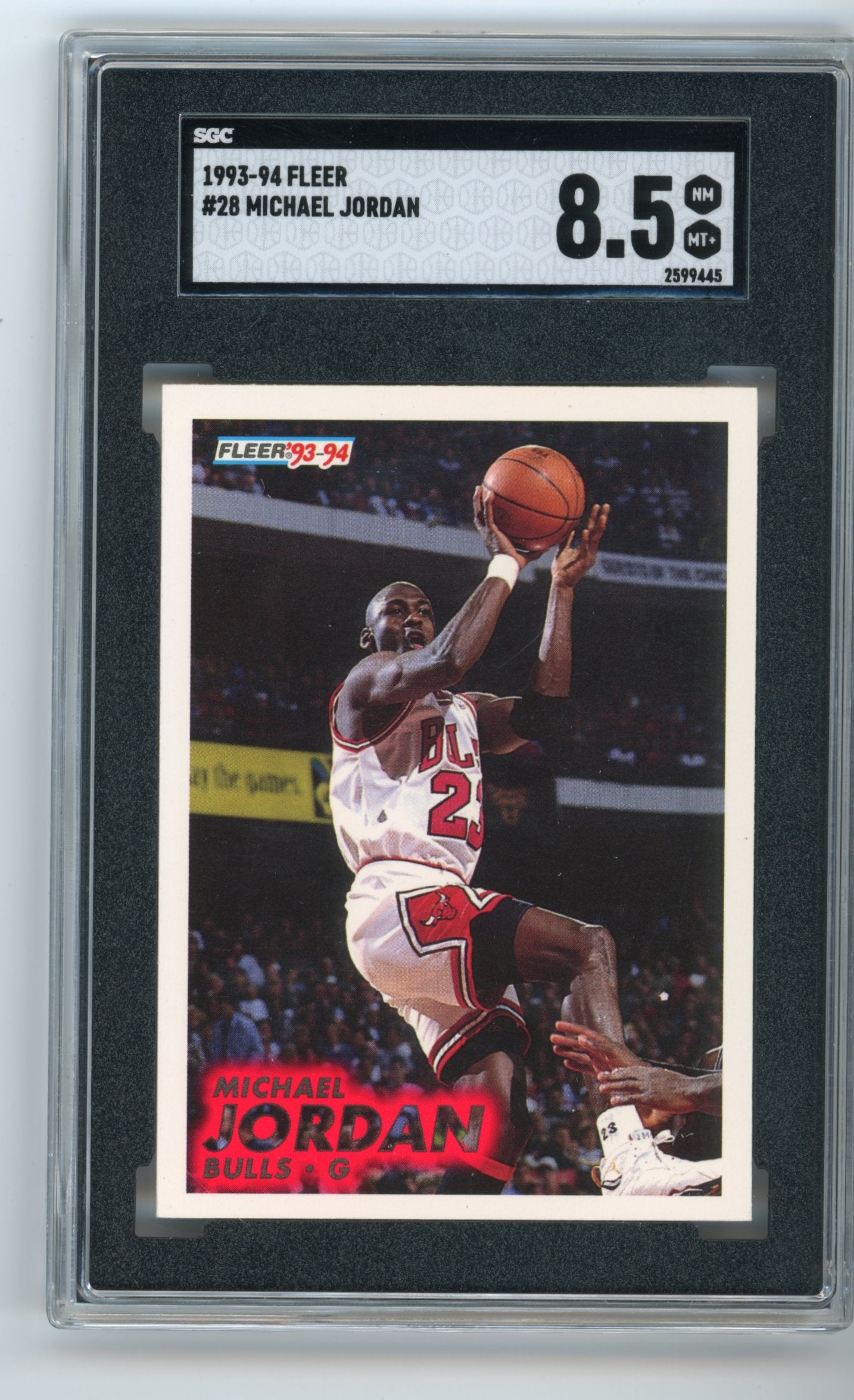 1993 Fleer Michael Jordan #28 - SGC 8.5