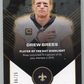 2024 Panini Player Of The Day Drew Brees #62 - #/25 Purple Saints