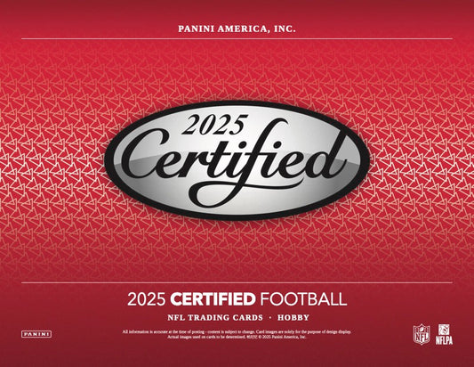 PRESALE - 2025 Panini Certified Football Hobby Box