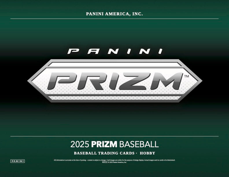 PRESALE - 2025 Panini Prizm Baseball Hobby Box