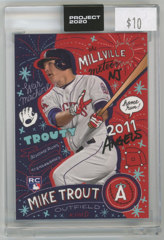Topps Project 2020 Topps Mike Trout #142 - Angels