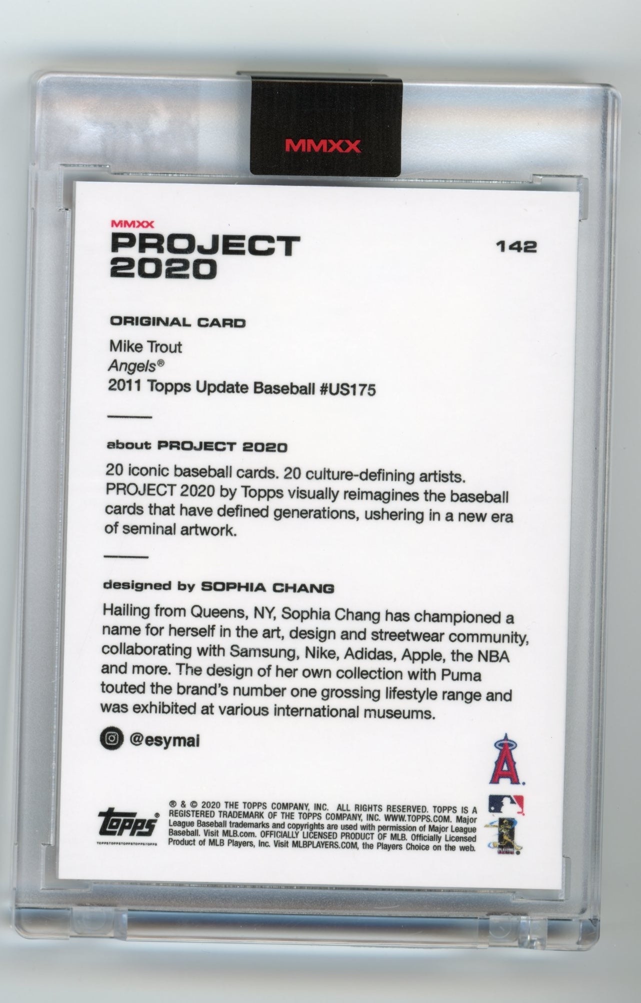 Topps Project 2020 Topps Mike Trout #142 - Angels