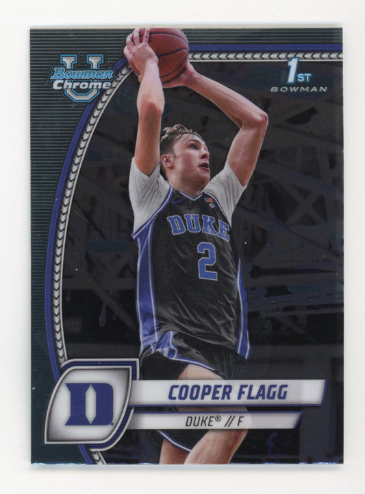 2025 Topps Bowman Chrome University Cooper Flagg Rookie RC #16 - Blue Devlis