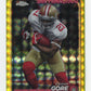 2024 Topps Chrome Frank Gore #179 - #/75 Gold Geometric 49ers
