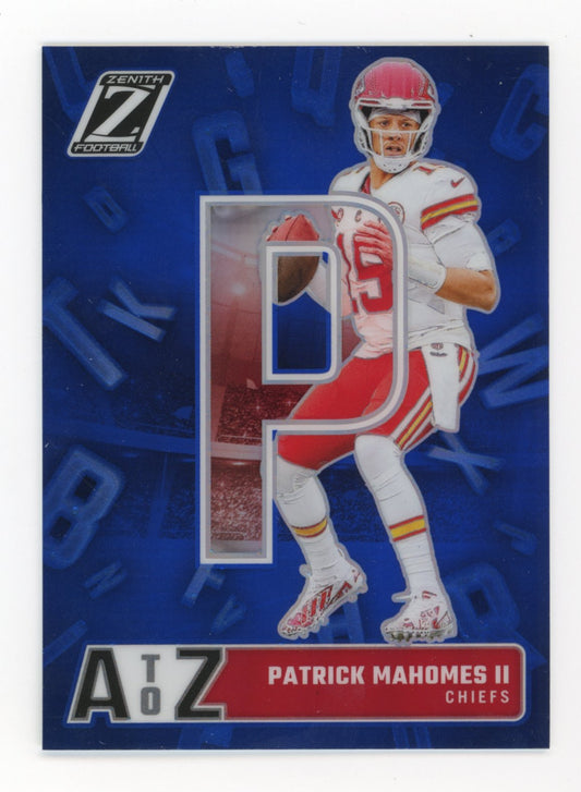 2024 Panini Zenith Patrick Mahomes II #16 - #/25 A-Z Chiefs