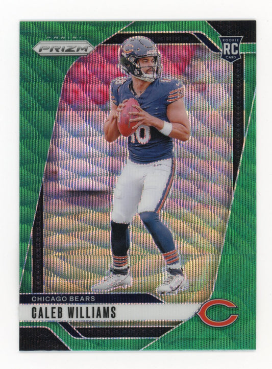 2024 Panini Prizm Caleb Williams Rookies #301 - Green Wave Bears