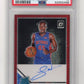2019 Panini Optic Sekou Doumbouya Rated Rookie #164 - PSA 10 Autograph Pistons