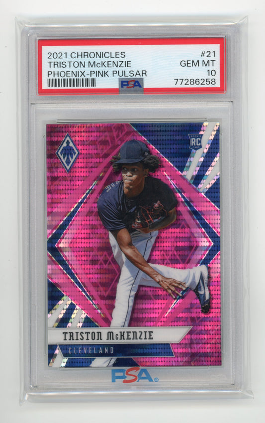 2021 Panini Phoenix Thriston McKenzie Rookie #21 - PSA 10 Pink Pulsar Gaurdians