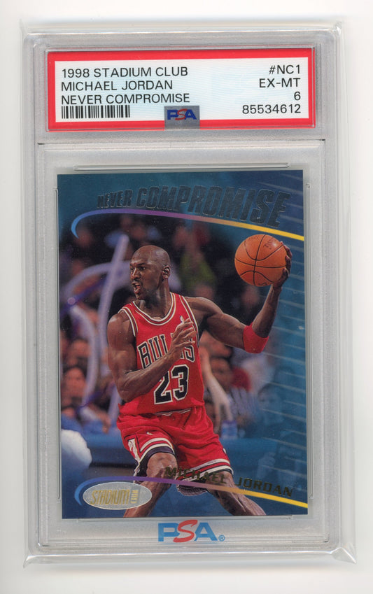 1998 Topps Stadium Club Michael Jordan #NC1 - PSA 6 Bulls
