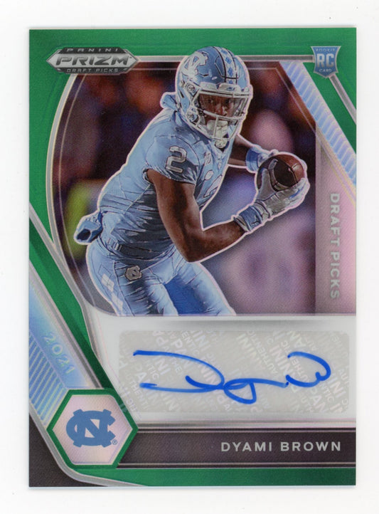 2021 Panini Prizm Draft Picks Dyami Brown #DPA-DYB - Auto UNC