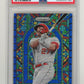 2022 Panini Prizm Mike Trout #SG5 - Stained Glass Blue Mojo Prizm PSA 9 Angels
