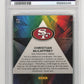 2023 Panini Prizm Christian McCaffrey #14 - Prizmatic Green Wave PSA 10 49ers