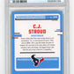 2023 Panini Donruss Optic CJ Stroud #244 - Rated Rookie Green Hyper PSA 9 Texans