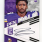 2023 Panini Donruss Elite Pen Pals Jordan Addison RC #PPJA - Auto Vikings