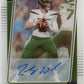 2021 Panini Clearly Donruss Zach Wilson Rated Rookie #52 - Autograph Jets