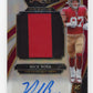 2019 Panini Select Nick Bosa Rookie #PSPS-NB - #/49 Patch Autograph 49ers