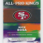 2022 Panini Donruss Nick Bosa #APK-13 - #/10 Patch Autograph 49ers
